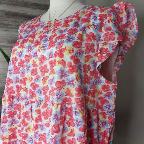 Kirundo Spring Dress Size Large Floral Colorful - Picture 4 of 15